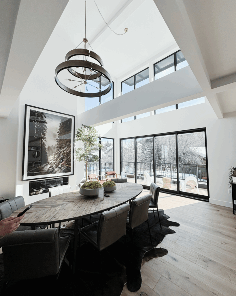home remodel | Sun Valley renovation | open concept design | window installation | modern kitchen remodel | Idaho construction | luxury home update | Engelmann Partners